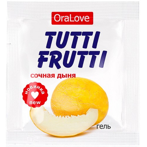 Оральный гель Tutti-Frutti сочная дыня 4 гр пробник
