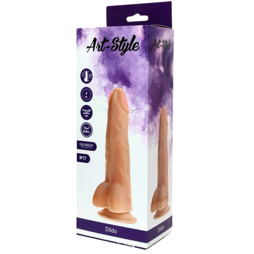 Фаллоимитатор на присоске ART-Style №17