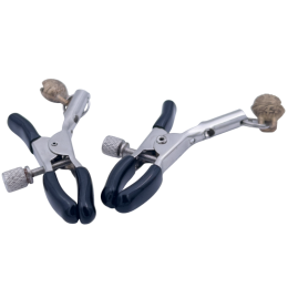 Металлические зажимы с золотистыми бубенчиками