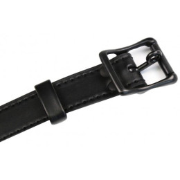 Классический ошейник из искусственной кожи с поводком