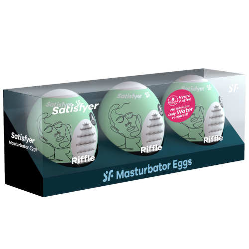 Набор яиц-мастурбаторов Satisfyer Masturbator Eggs Riffle 3 шт