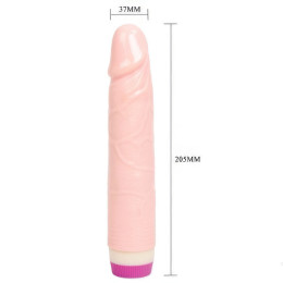 Реалистичный фаллоимитатор с вибрацией 21 см