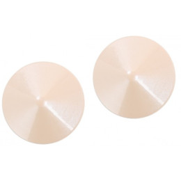 Телесные металлические круглые пэстисы