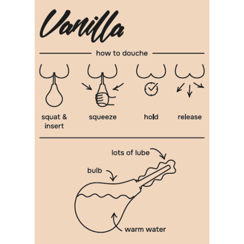 Анальный душ Vanilla Anal Douche 220 мл