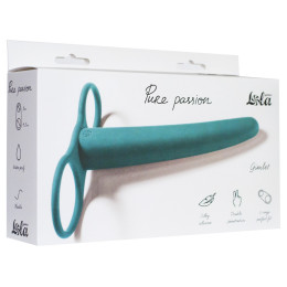 Насадка для двойного проникновения Pure Passion Gimlet зеленая