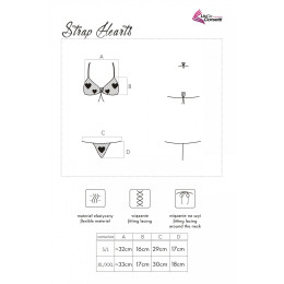 Комплект трусиков и бюстгальтера Strap Hearts S/L