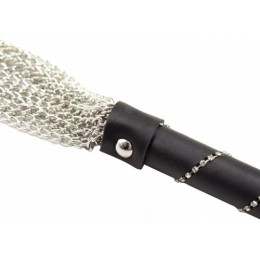 Металлическая плеть с декорированной рукоятью 56 см