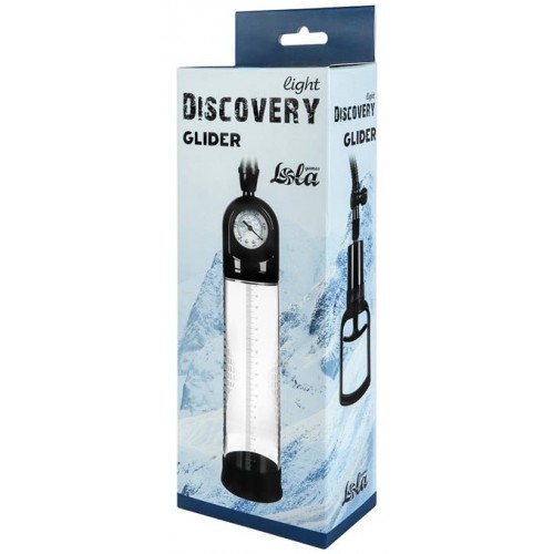 Вакуумная помпа с манометром Discovery Light Glider прозрачная