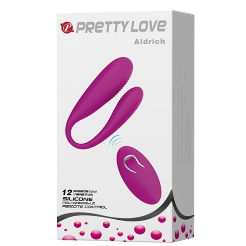 Вибратор для пар Pretty Love Aldrich с дистанционным управлением