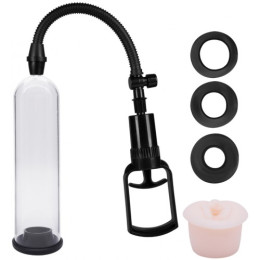 Вакуумная помпа со сменными насадками Discovery Light Rider прозрачная