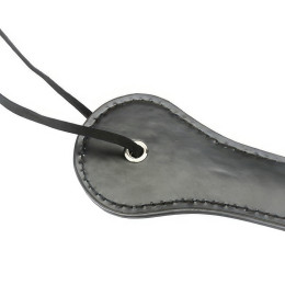 Пэдл черный с красными звездами 32 см