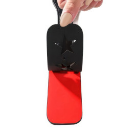 Пэдл черный с красными звездами 32 см