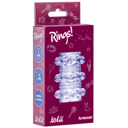 Насадка на пенис Rings Armour purple