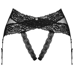 Чувственный пояс-трусики для чулок с открытым доступом Lacrisia XS/S