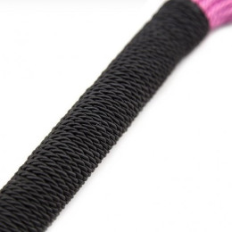 Мягкая розовая плеть с черной рукоятью 48 см