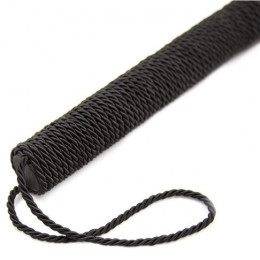 Мягкая розовая плеть с черной рукоятью 48 см