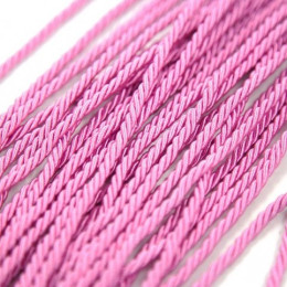 Мягкая розовая плеть с черной рукоятью 48 см