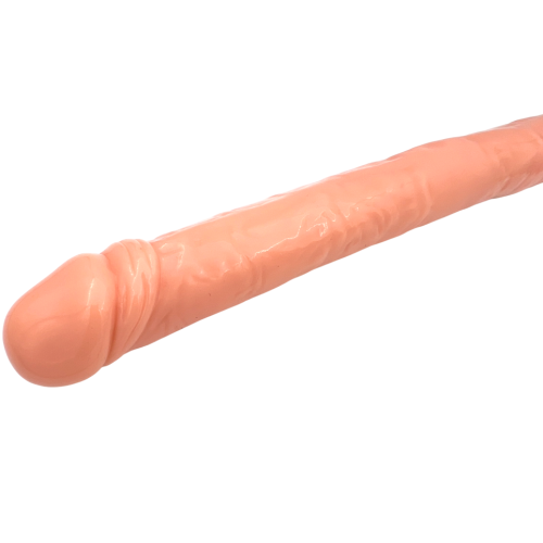 Двухголовый телесный фаллоимитатор Long Double-Dong 44 см