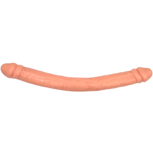 Двухголовый телесный фаллоимитатор Long Double-Dong 44 см