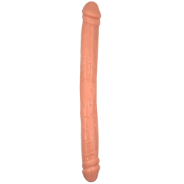 Двухголовый телесный фаллоимитатор Long Double-Dong 44 см