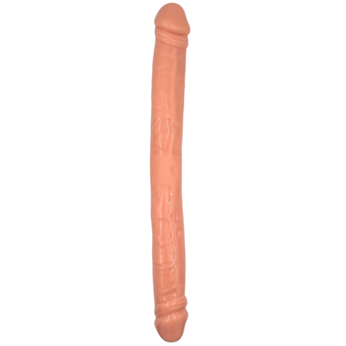 Двухголовый телесный фаллоимитатор Long Double-Dong 44 см