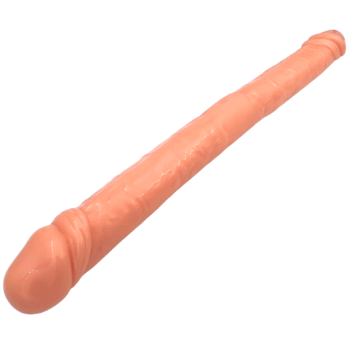 Двухголовый телесный фаллоимитатор Long Double-Dong 44 см