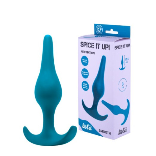 Анальная пробка Spice it up Smooth Aquamarine