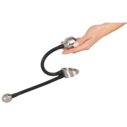 Эрекционное кольцо с металлическими грузиками Cock ring &amp; Ass plugs