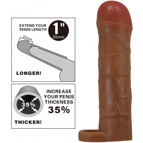 Удлиняющая насадка с креплением под мошонку Pretty Love Bunion 