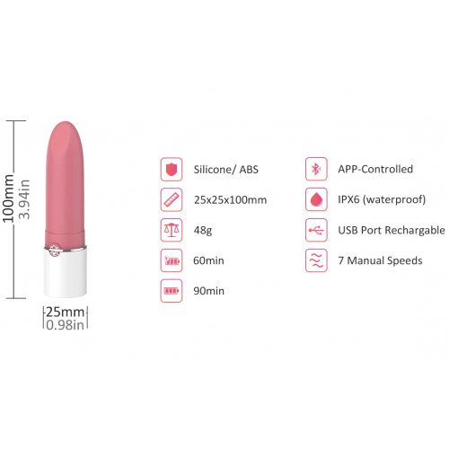 Мини вибратор Magic Motion Lotos