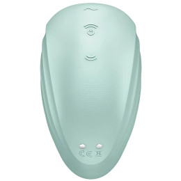 Вакуумно-волновой стимулятор с вибрацией Satisfyer Pearl Diver зеленый