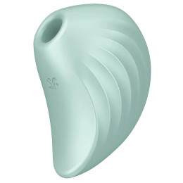 Вакуумно-волновой стимулятор с вибрацией Satisfyer Pearl Diver зеленый