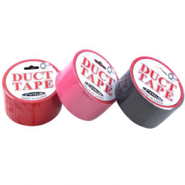 Бондажный скотч Duct Tape розовый 15 м