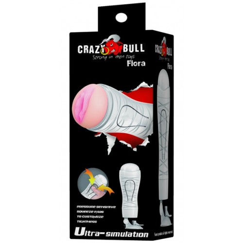 Мастурбатор ротик с присоской Crazy Bull Flora