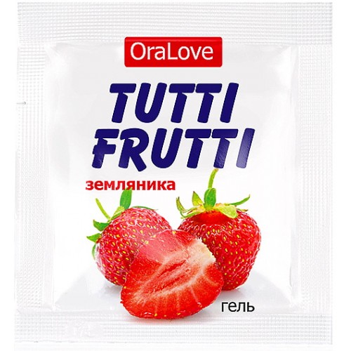 Оральный гель Tutti-Frutti земляника 4 гр, пробник