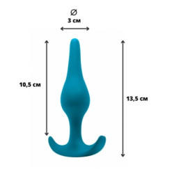 Анальная пробка Spice it up Smooth Aquamarine