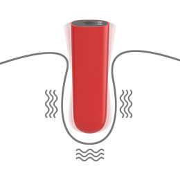 Красный мини вибратор Ijoy Rechargeable Bullet Scream