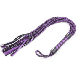 Черно-фиолетовая плеть Семихвостка 78 см