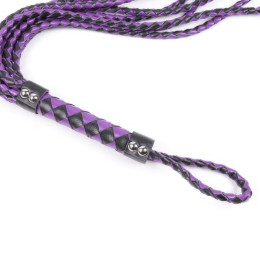 Черно-фиолетовая плеть Семихвостка 78 см