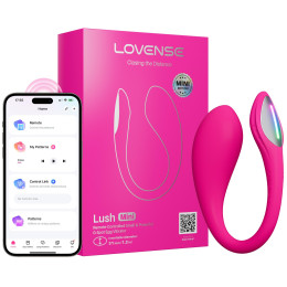 Смарт-вибростимулятор с LED-подсветкой Lovense Lush Mini