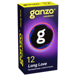 Презервативы Ganzo Long Love с анестезирующим эффектом 12 шт