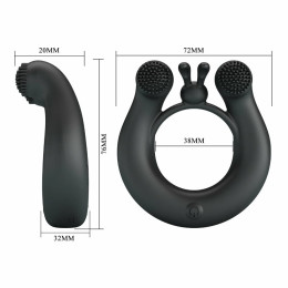 Перезаряжаемое эрекционное виброкольцо Vibrant Penis Ring Dahlia