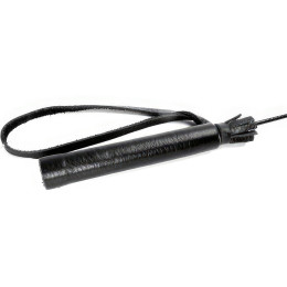 Классический стек из натуральной кожи черного цвета 62 см