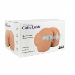 Мастурбатор с вибрацией и всасыванием Cutie Lush