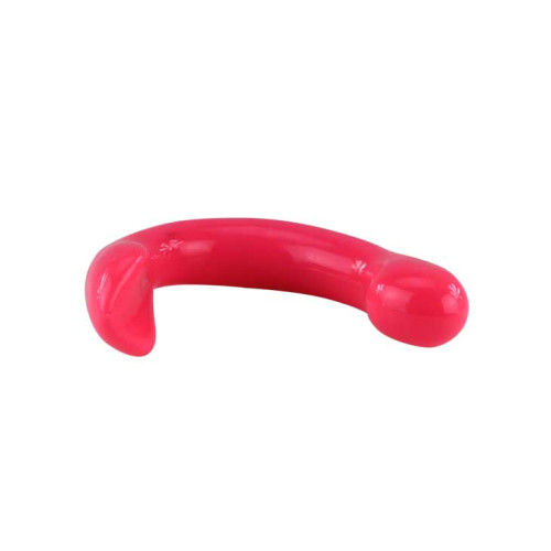 Розовый вибромассажер для стимуляции клитора и точки G/простаты