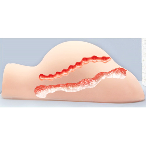 Мастурбатор-реалистик Crazy Bull с вибрацией и двумя отверстиями