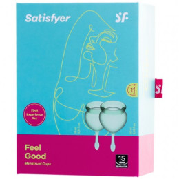 Набор менструальных чаш Satisfyer Feel Good, зеленый
