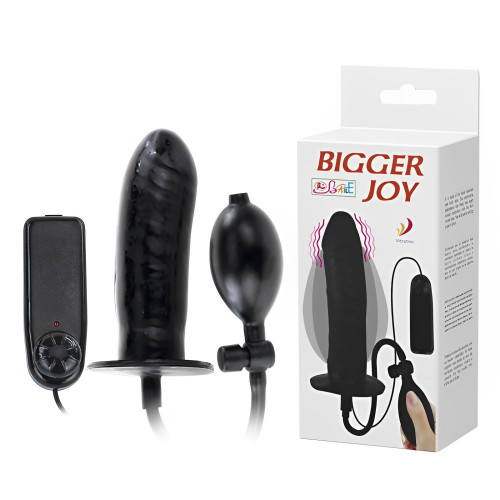 Вибратор расширяющийся с грушей Bigger Joy 16 см