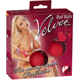 Вагинальные шарики Velvet Red Balls