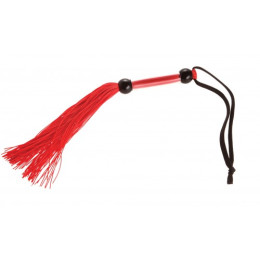 Небольшая плеть-флоггер красного цвета 38 см